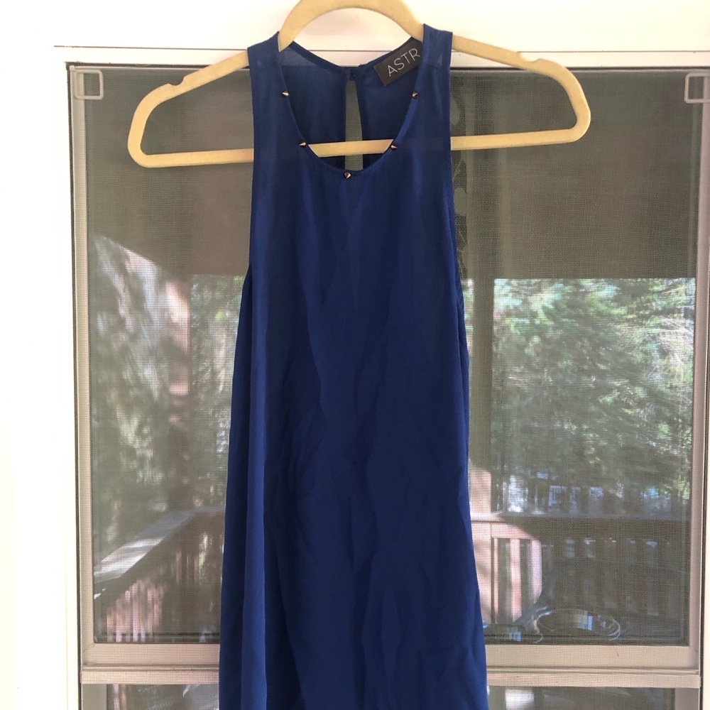 ASTR royal blue tank